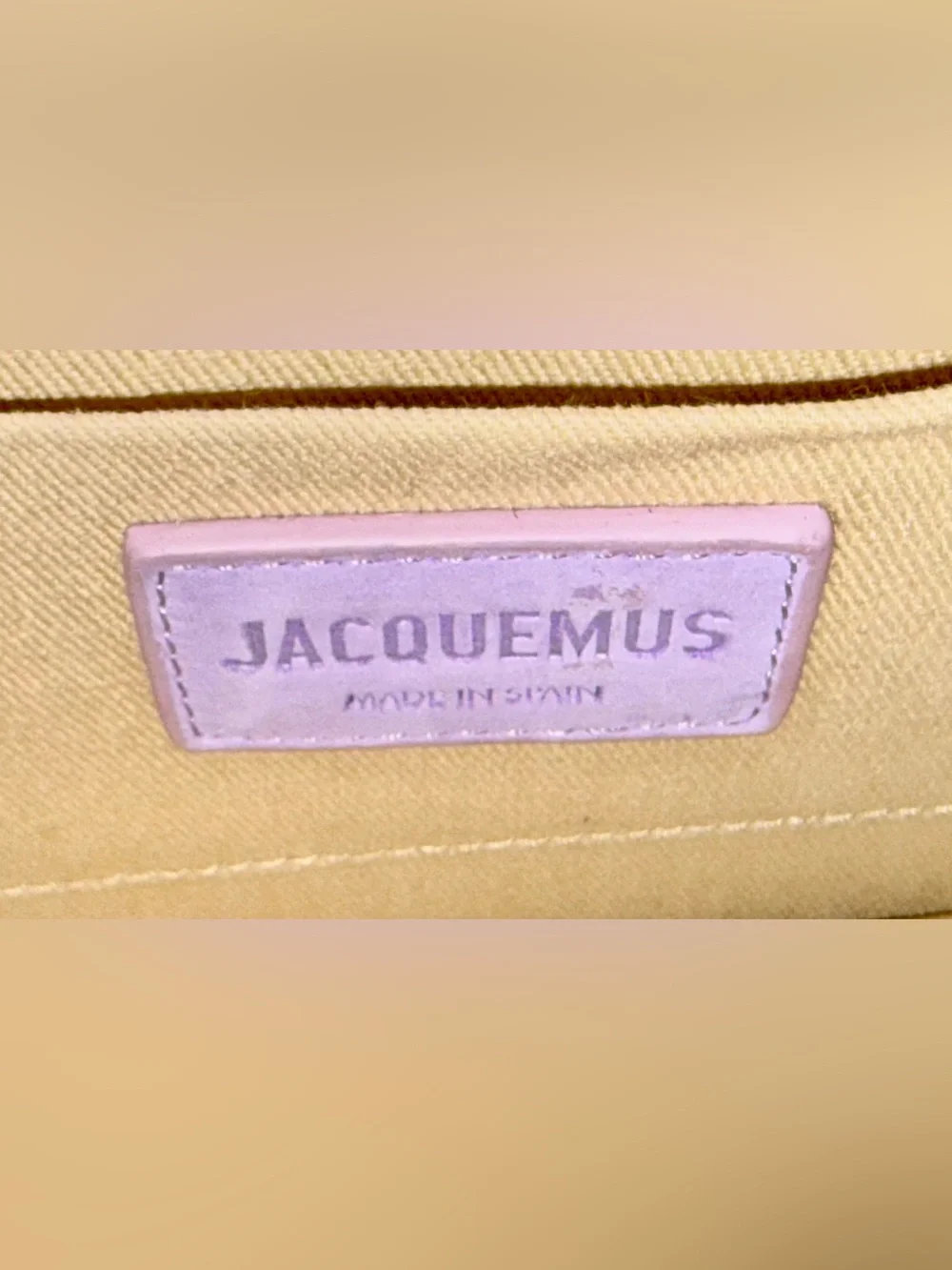 JACQUEMUS “LE SAC ROND” HANDBAG IN LAVENDER SUEDE - Picture 10 of 10